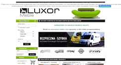 Desktop Screenshot of luxor-meble.pl